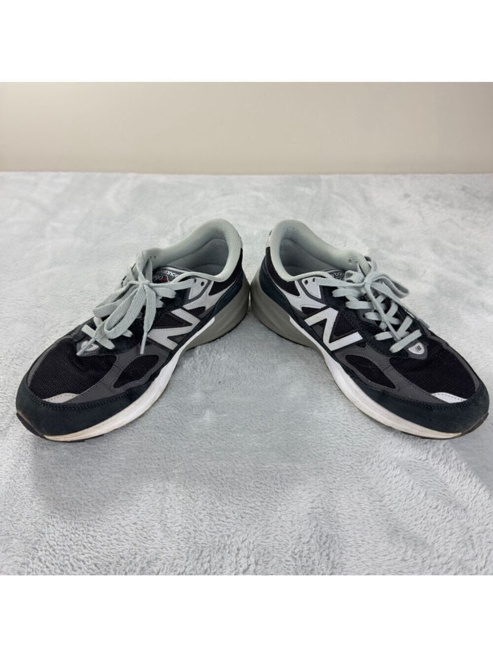 New Balance Men's Size 8.5 US/8 UK/42 EU M990BK6 Made in USA 990v6 Black/Grey - Picture 6 of 12